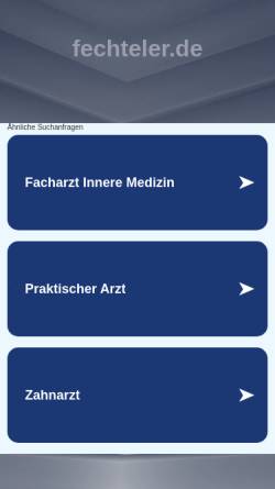 Vorschau der mobilen Webseite www.fechteler.de, Frank H. Fechteler