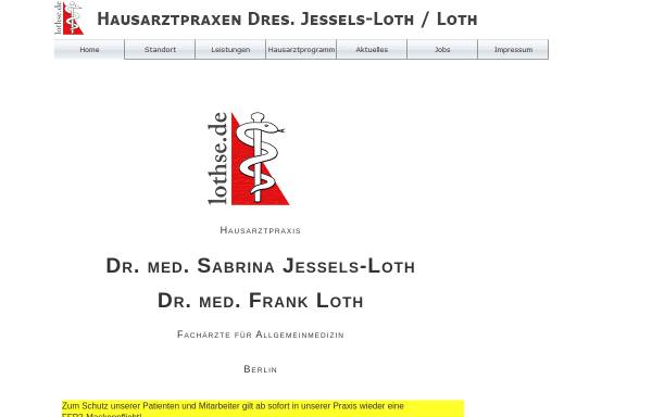 Vorschau von www.lothse.de, Praxis-Lot(h)se - Fachärzte für Allgemeinmedizin