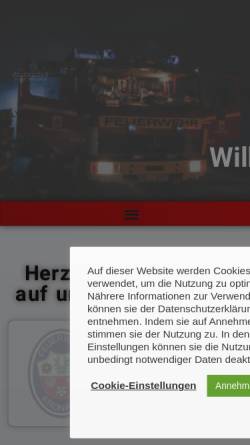 Vorschau der mobilen Webseite www.feuerwehr-kronach.org, Feuerwehr Kronach