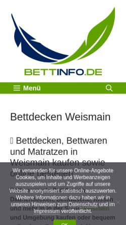 Vorschau der mobilen Webseite www.net-bett.de, net-Bett