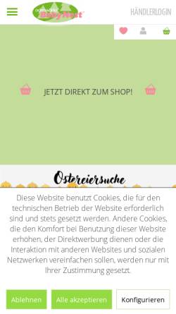 Vorschau der mobilen Webseite www.odenwaelder.de, Odenwälder BabyNest