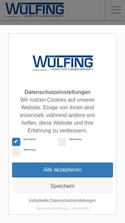 Vorschau der mobilen Webseite www.dormisette.de, Wilh. Wülfing GmbH & Co KG