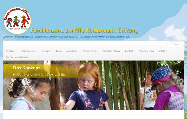 Vorschau von www.kindermann-stiftung.de, Kindermann-Stiftung