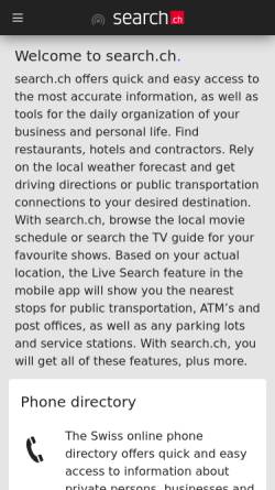 SMSPro von Search.ch