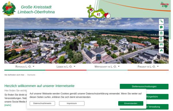 Vorschau von www.limbach-oberfrohna.de, Stadt Limbach-Oberfrohna
