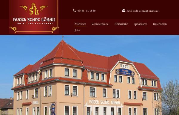 Vorschau von www.hotel-stadtloebau.de, Hotel Stadt Löbau