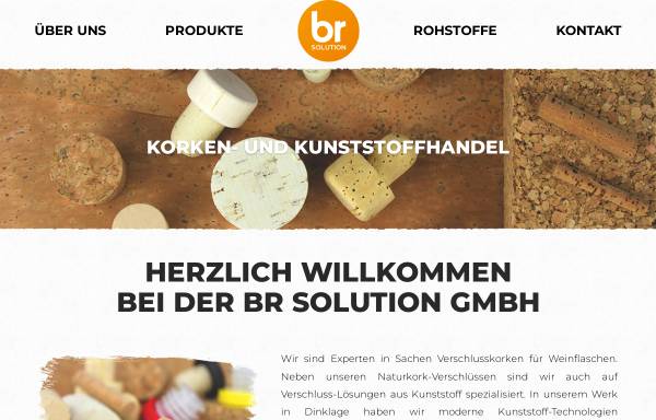 Vorschau von braemswig.de, Brämswig Naturkork-Produkte