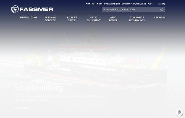 Vorschau von www.fassmer.de, Fr. Fassmer GmbH & Co. KG