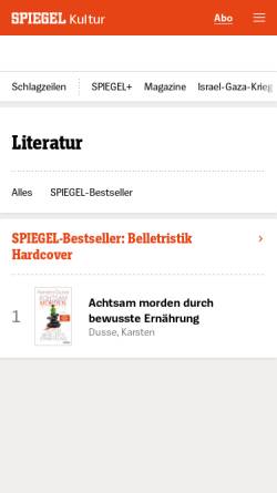 Vorschau der mobilen Webseite gutenberg.spiegel.de, Projekt Gutenberg: Fouqués Werke