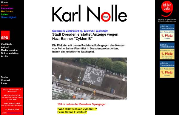 Vorschau von www.karl-nolle.de, Nolle, Karl (MdL)