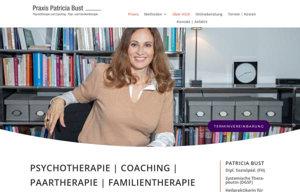 Vorschau von bust-psychotherapie-hannover.de, Praxis Patricia Bust