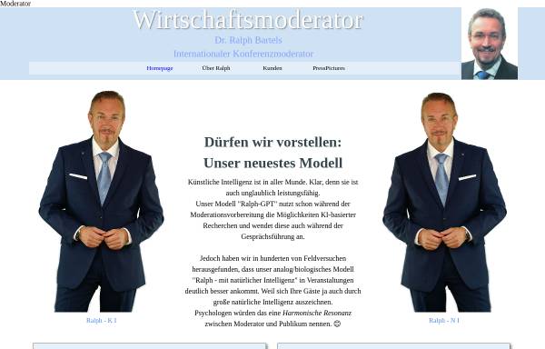 Vorschau von www.wirtschaftsmoderator.de, Ralph Bartels
