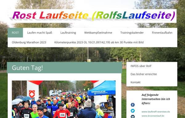 Vorschau von www.rolfslaufseite.de, Rolfs Laufseite