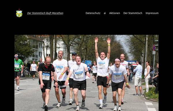 Der Tacheles Stammtisch läuft den Hamburg Marathon