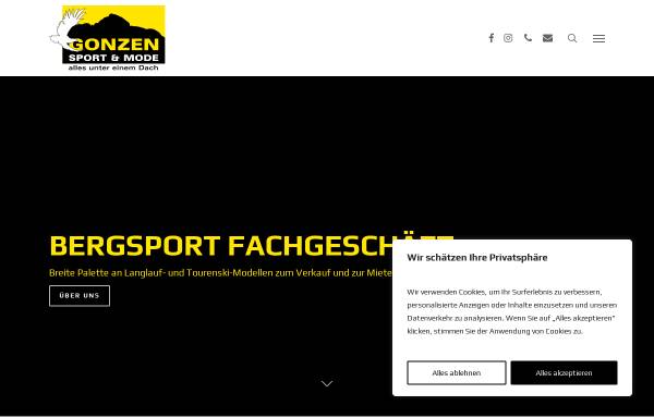 Vorschau von www.gonzensport.ch, Gonzen-Sport
