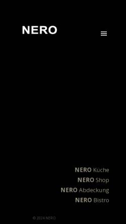Vorschau der mobilen Webseite www.nero.ch, Nero Küchen GmbH