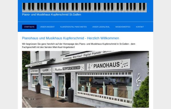 Vorschau von musikhaus-kupferschmid.ch, Ulrich Kupferschmid, Musikhaus Kupferschmid