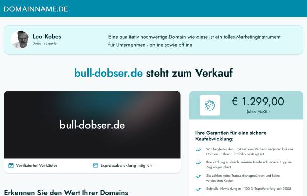 Vorschau von www.bull-dobser.de, Bull-Dobser