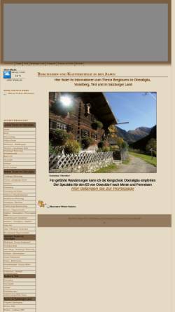 Vorschau der mobilen Webseite www.xn--allgueralpen-jcb.de, Bergtouren im Allgäu