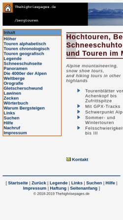 Vorschau der mobilen Webseite www.thehighrisepages.de, High Rise Pages