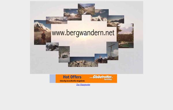 Vorschau von www.bergwandern.net, Wanderungen im Alpenraum