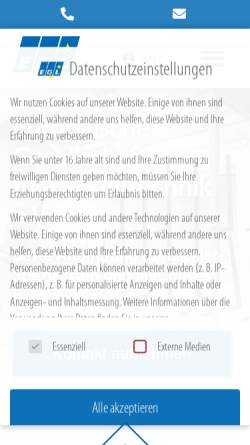 Vorschau der mobilen Webseite www.egl-online.de, Europäische Gesellschaft für Lackiertechnik e.V.