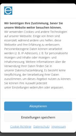 Vorschau der mobilen Webseite www.entero.de, entero AG