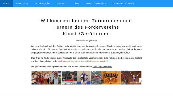 Vorschau von www.turnen-weilheim.de, Förderverein Gerät- und Kunstturnen