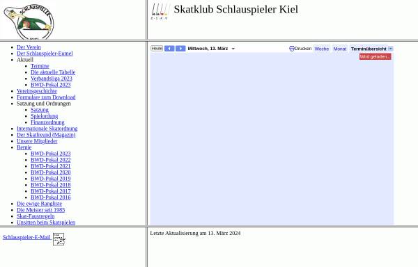 Vorschau von www.schlauspieler.de, Schlauspieler Kiel