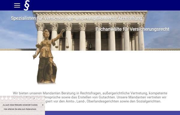 Vorschau von www.dr-wussow.de, Wussow, Dr. & Partner, Anwaltsbüro