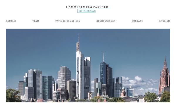 Vorschau von www.hammpartner.de, Hamm und Partner, Rechtsanwälte