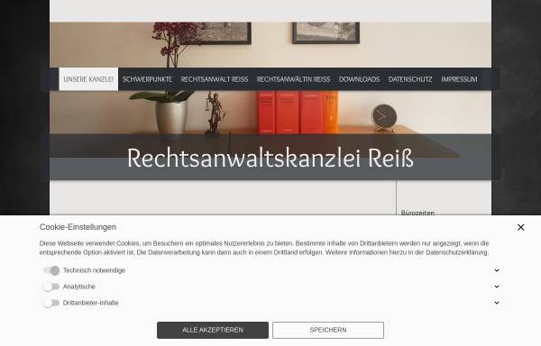 Vorschau von www.notar-reiss.de, Reiß und Herkströter, Rechtsanwälte und Notare