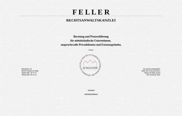 Vorschau von www.kanzlei-feller.de, Feller, Andreas, Rechtsanwaltskanzlei