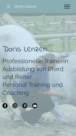 Vorschau der mobilen Webseite www.doris-lenzen.de, Doris Lenzen