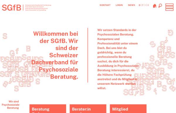 Vorschau von www.sgfb.ch, Schweizerische Gesellschaft für Beratung (SGfB)