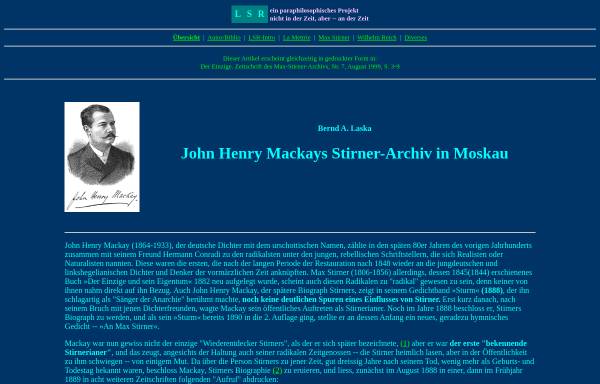 Vorschau von www.lsr-projekt.de, John Henry Mackay