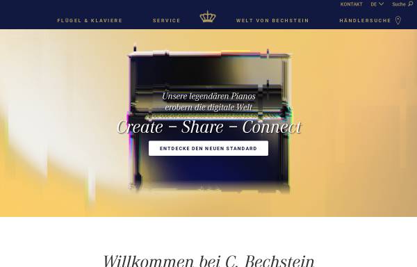 Vorschau von bechstein.com, Internationaler Carl Bechstein Klavierwettbewerb Ruhr