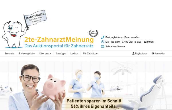 Vorschau von www.2te-zahnarztmeinung.de, 2te Zahnarztmeinung
