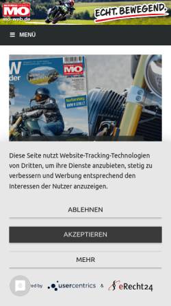 Vorschau der mobilen Webseite mo-web.de, MO Web