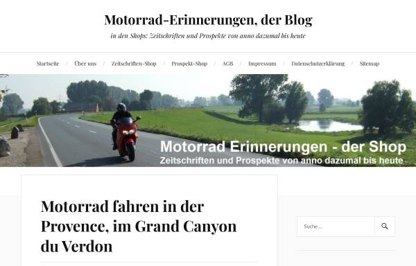 Vorschau von motorrad-erinnerungen.de, Motorrad Erinnerungen