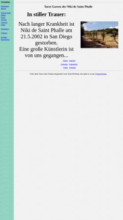 Vorschau der mobilen Webseite www.lars-klein.de, Tarot Garten der Niki de Saint Phalle
