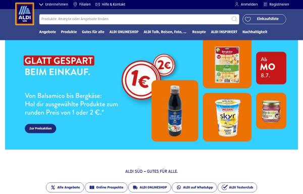 Vorschau von www.aldi-sued.de, ALDI Einkauf GmbH & Co. oHG