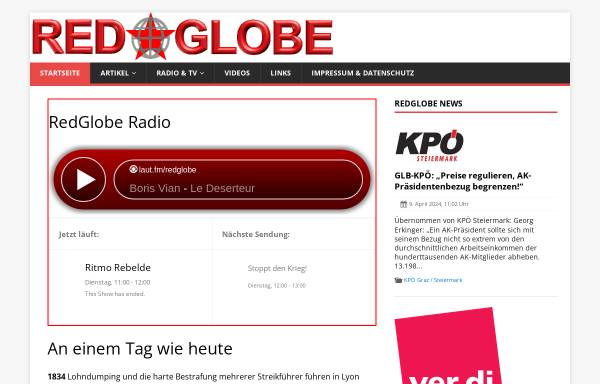 Vorschau von www.redglobe.de, RedGlobe