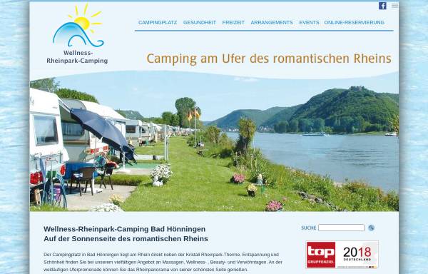 Vorschau von www.wellness-rheinpark-camping.de, Wellness-Rheinpark-Camping Bad Hönningen