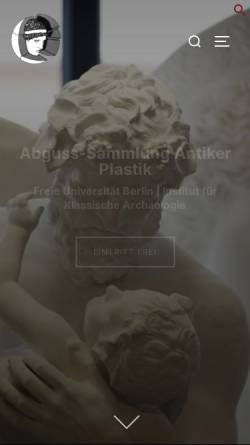 Vorschau der mobilen Webseite abguss-sammlung-berlin.de, Abguss-Sammlung Antiker Plastik