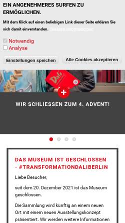 Vorschau der mobilen Webseite www.dali-ausstellung.de, Dali Ausstellung