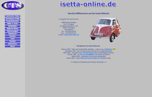 Vorschau von www.isetta-online.de, Isetta-Online.de