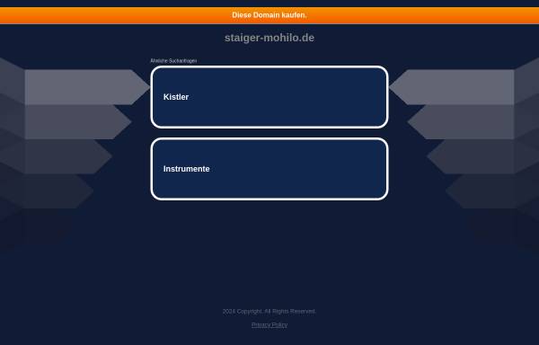 Vorschau von www.staiger-mohilo.de, Dr. Staiger, Mohilo+Co GmbH
