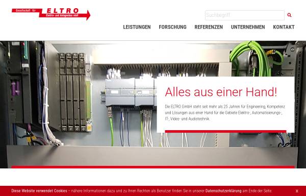 Vorschau von www.eltro.de, ELTRO GmbH