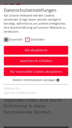 Vorschau der mobilen Webseite www.rollstuhltennis.at, Rollstuhltennis Österreich